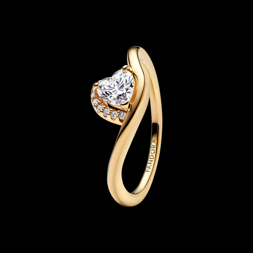 Elevated Heart Ring