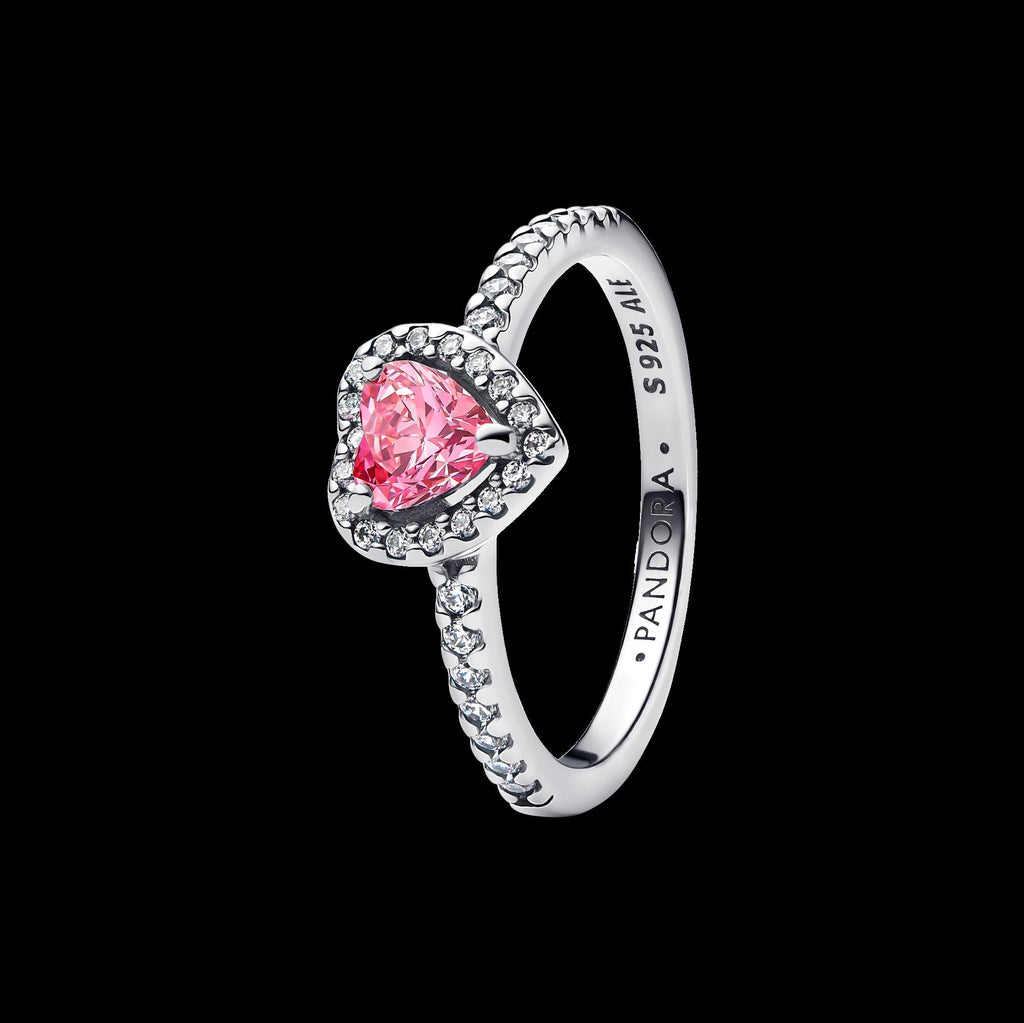 Sparkling Pink Bow Ring