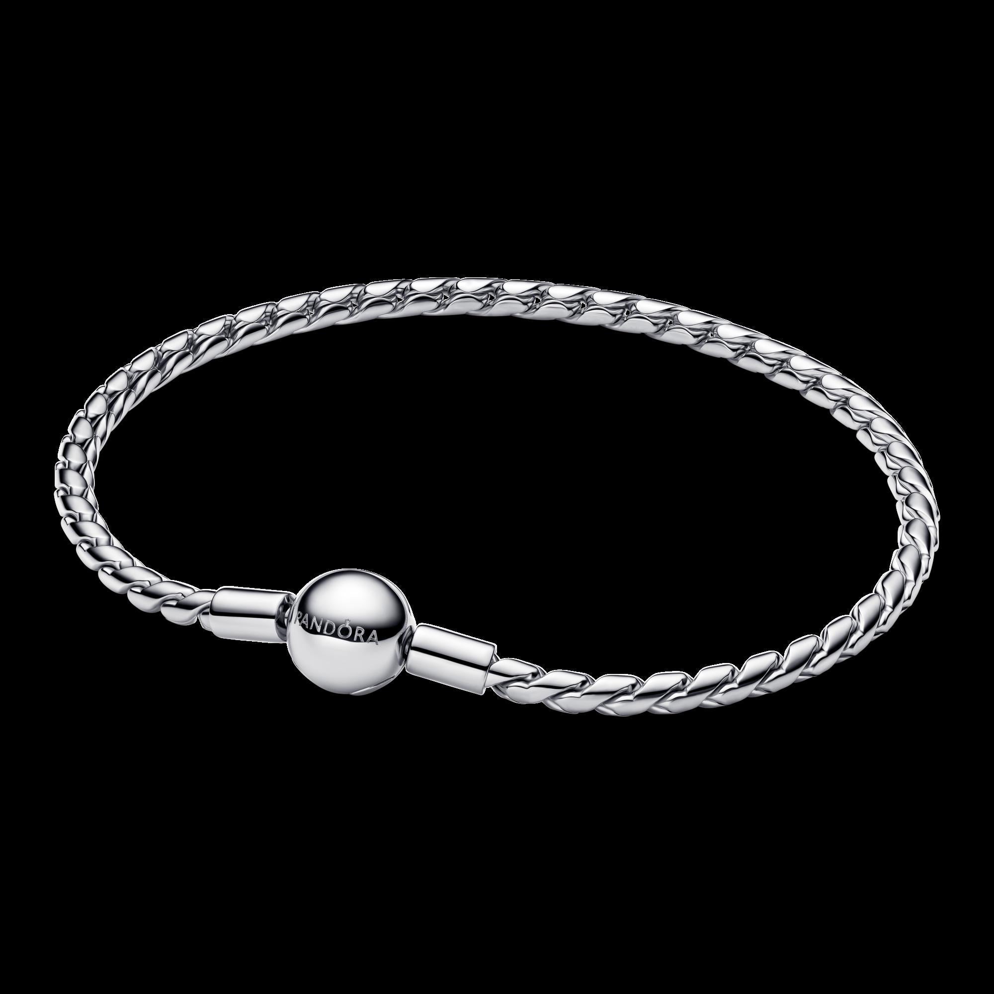 Shimmering Pink Cord Bracelet