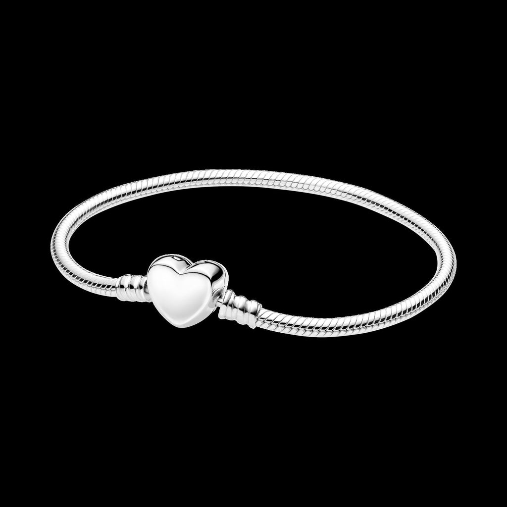 Pandora Moments Barrel Clasp Snake Chain Bracelet